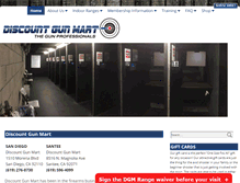 Tablet Screenshot of discountgunmart.com